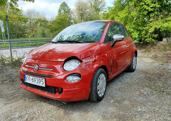 Fiat 500 cena 25800 przebieg: 29500, rok produkcji 2018 z Kraków małe 106